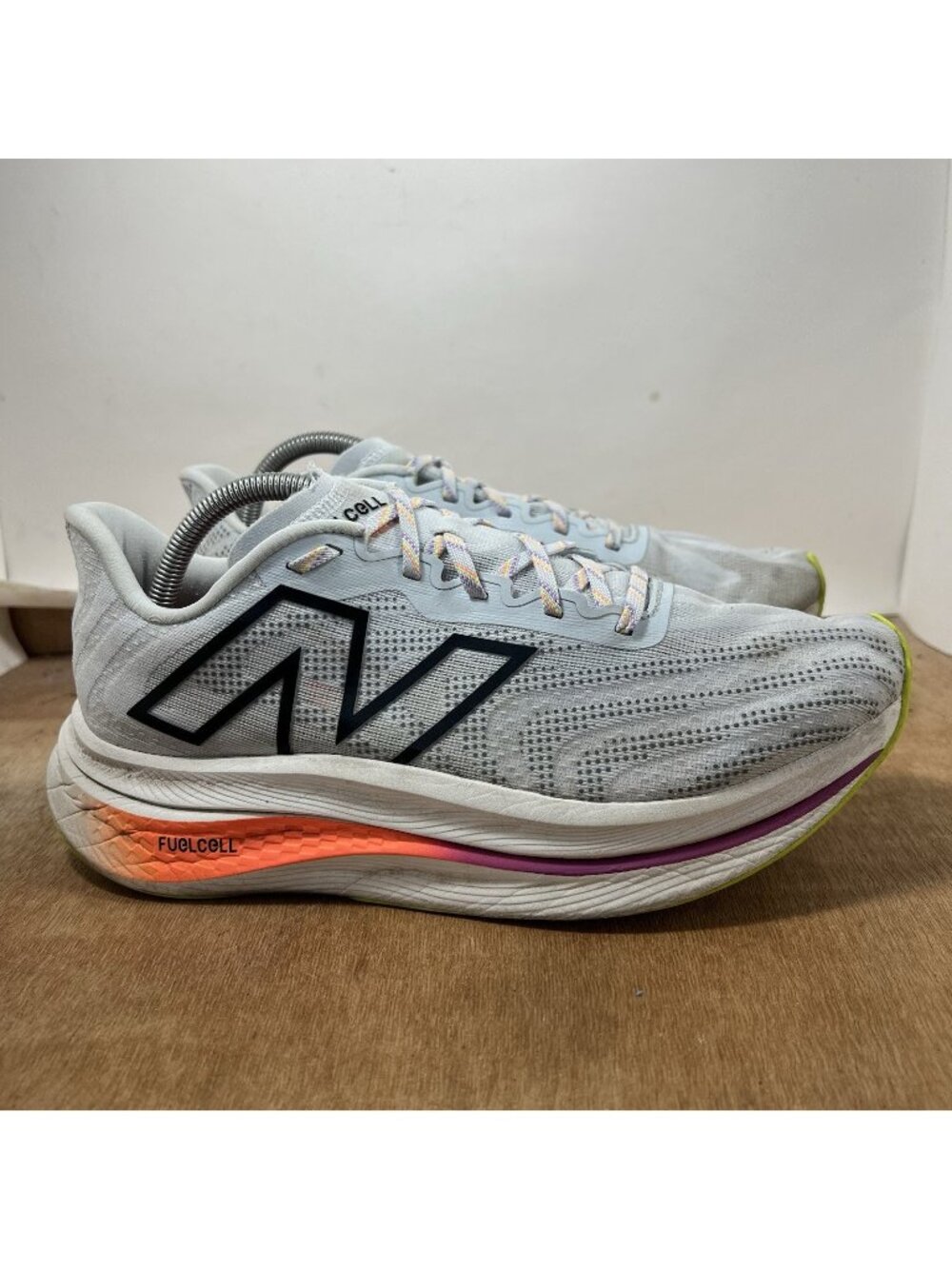 New Balance FuelCell SuperComp V2 Trainer Shoes Mens Size 10 D White Running Gym